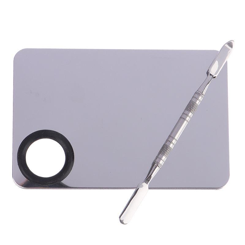 Stainless Steel Makeup and Nail Art Mixing Palette