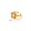 Complectation + Color: Gold Flower Ring
