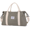 color: Beige Houndstooth