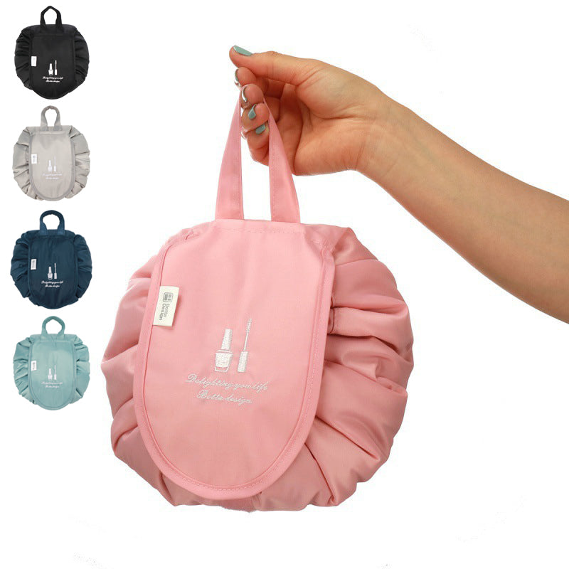 Drawstring Makeup Storage Bag for Travel and Home
