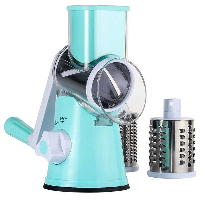 Multifunctional Vegetable Slicer Shredder with 3 Stainless Steel Blades