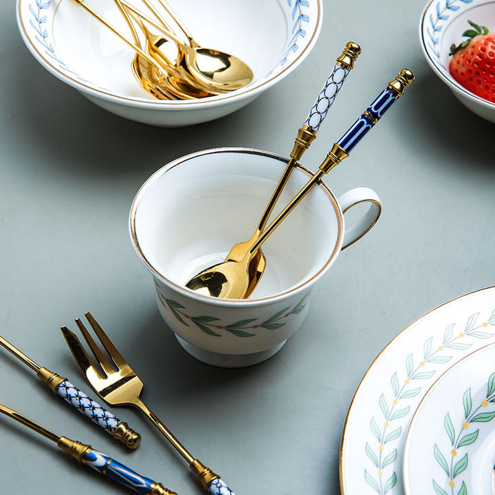 Elegant Stainless Steel Dessert Spoon