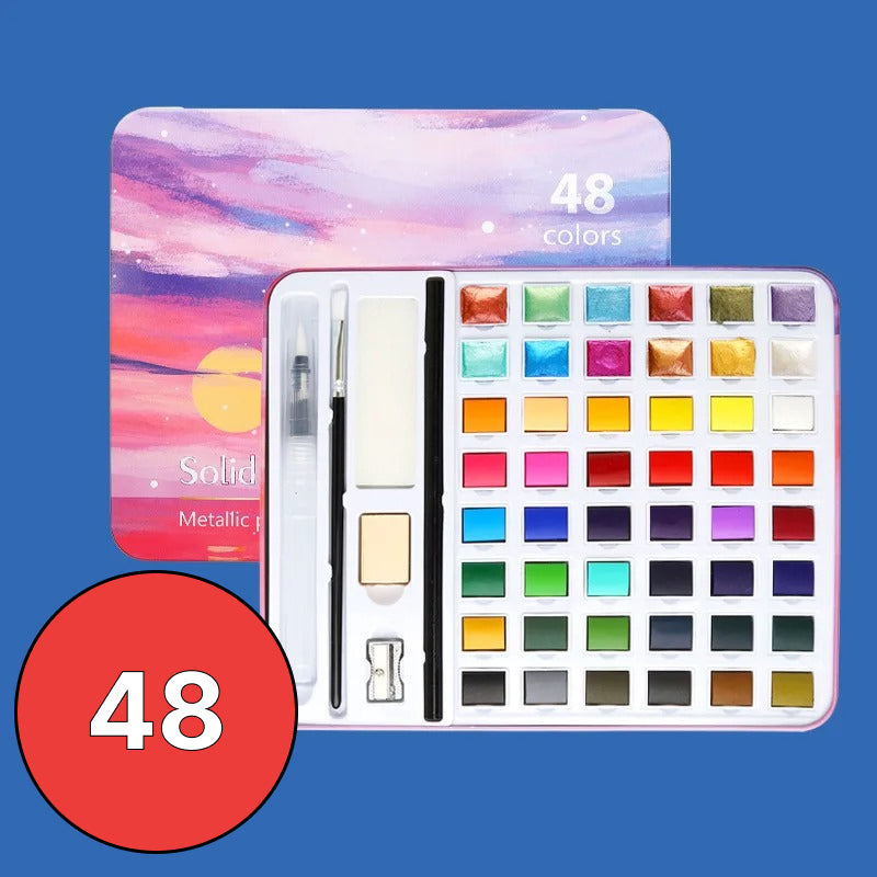 Solid Watercolor Paint Set