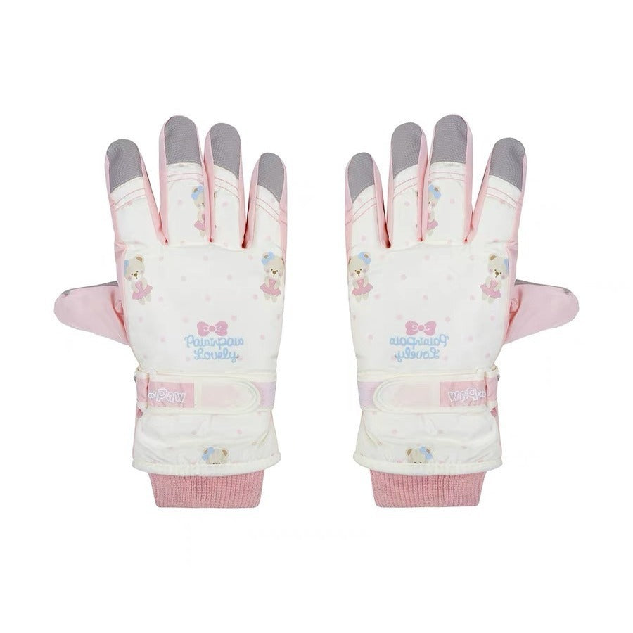 Fleece-lined Thickened Touch Screen Protective Glove Outdoor