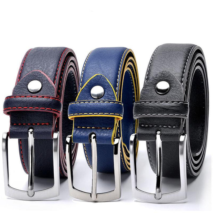 Italian Design Casual Leather Belt for Men