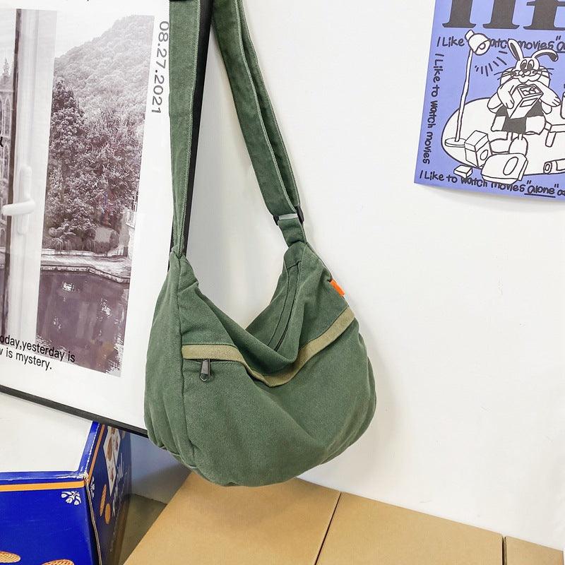 Canvas Bag Fashion Trend Large Capacity Tooling - Trendha