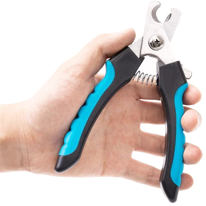 Professional Pet Nail Clipper with Safety Guard for Cats and Dogs