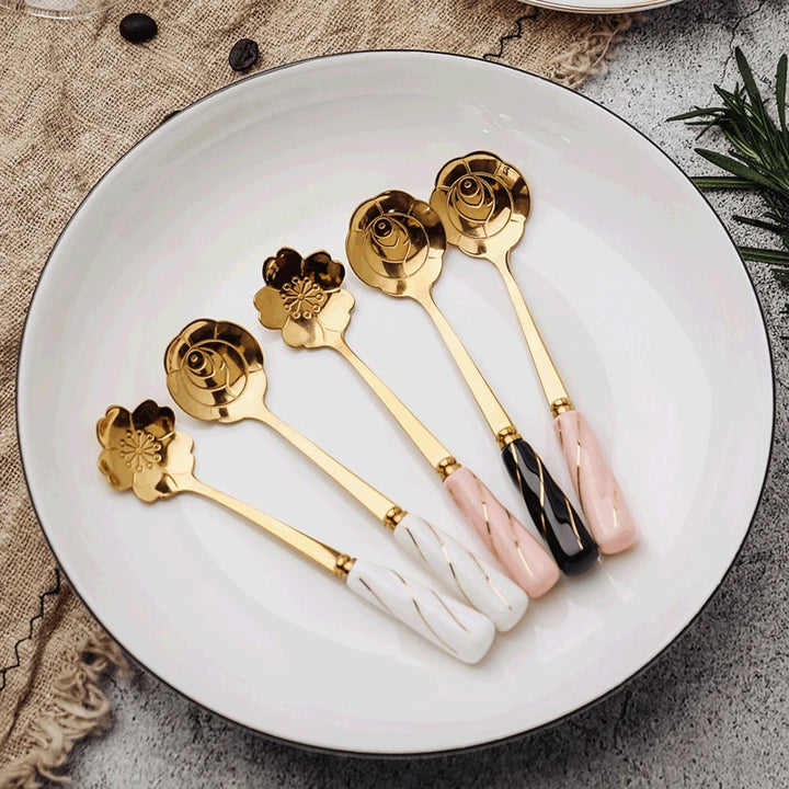 Mini Stainless Steel Dessert Spoons