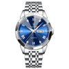 Color: Silver Blue Surface Steel Belt