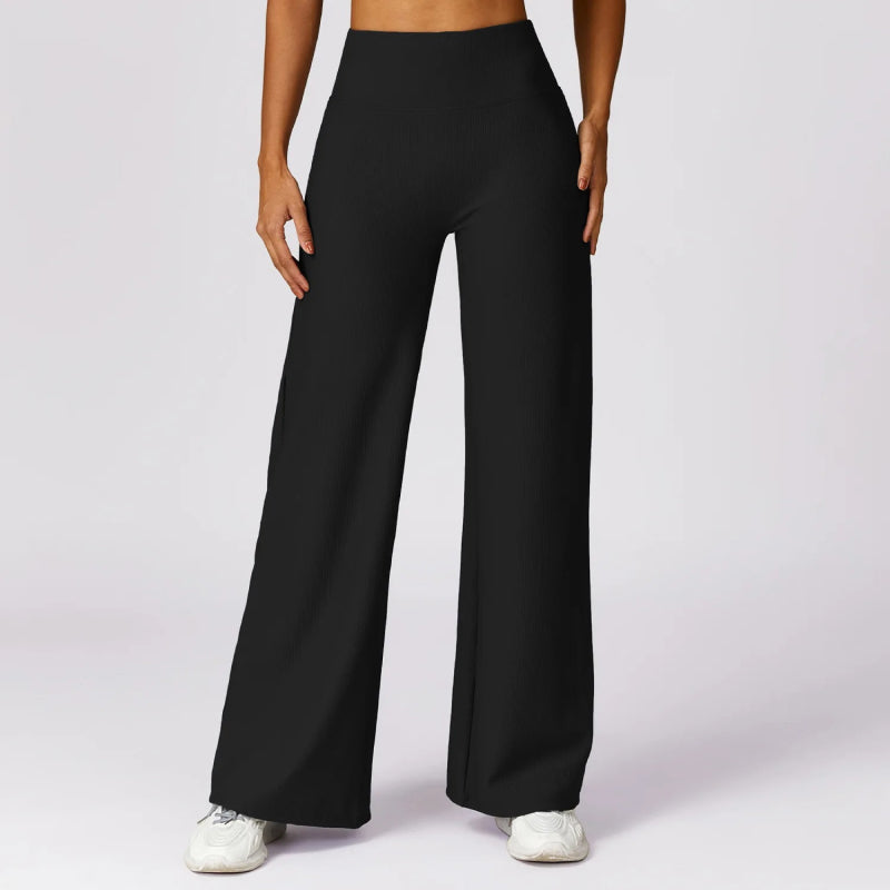 High Waisted Quick-Dry Flared Yoga Pants