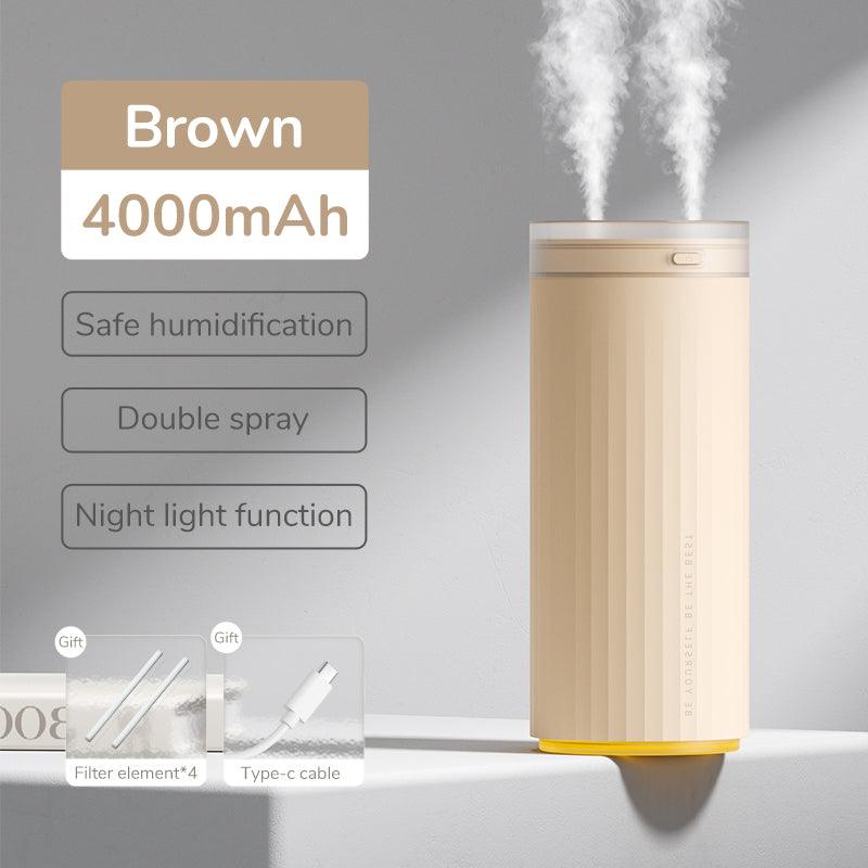 Small Humidifiers 500ml Desk Humidifier Night Light Function Quiet Operation Electric Aroma Diffuser Air Car Humidifier - Trendha