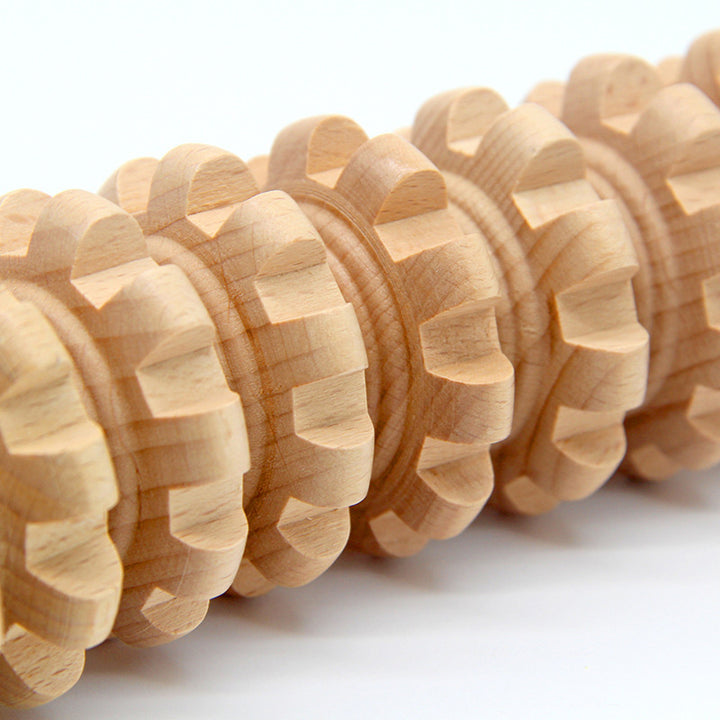 Wood Therapy Roller Massage Tool for Cellulite and Lymphatic Drainage