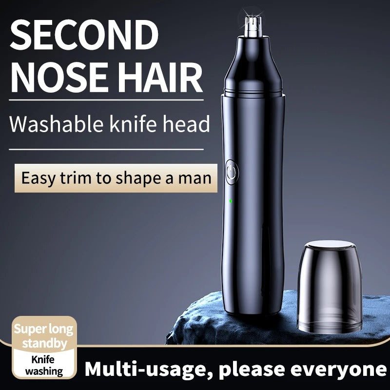 Rechargeable Electric Nose and Ear Hair Trimmer