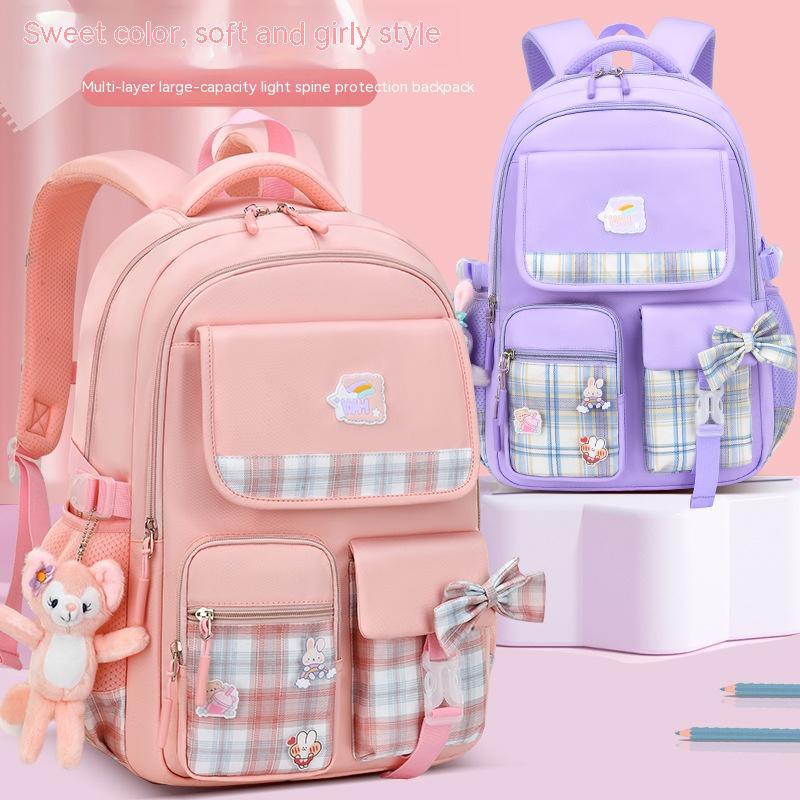 Children's Large Capacity Lightweight Cartoon Cute Backpack - Trendha