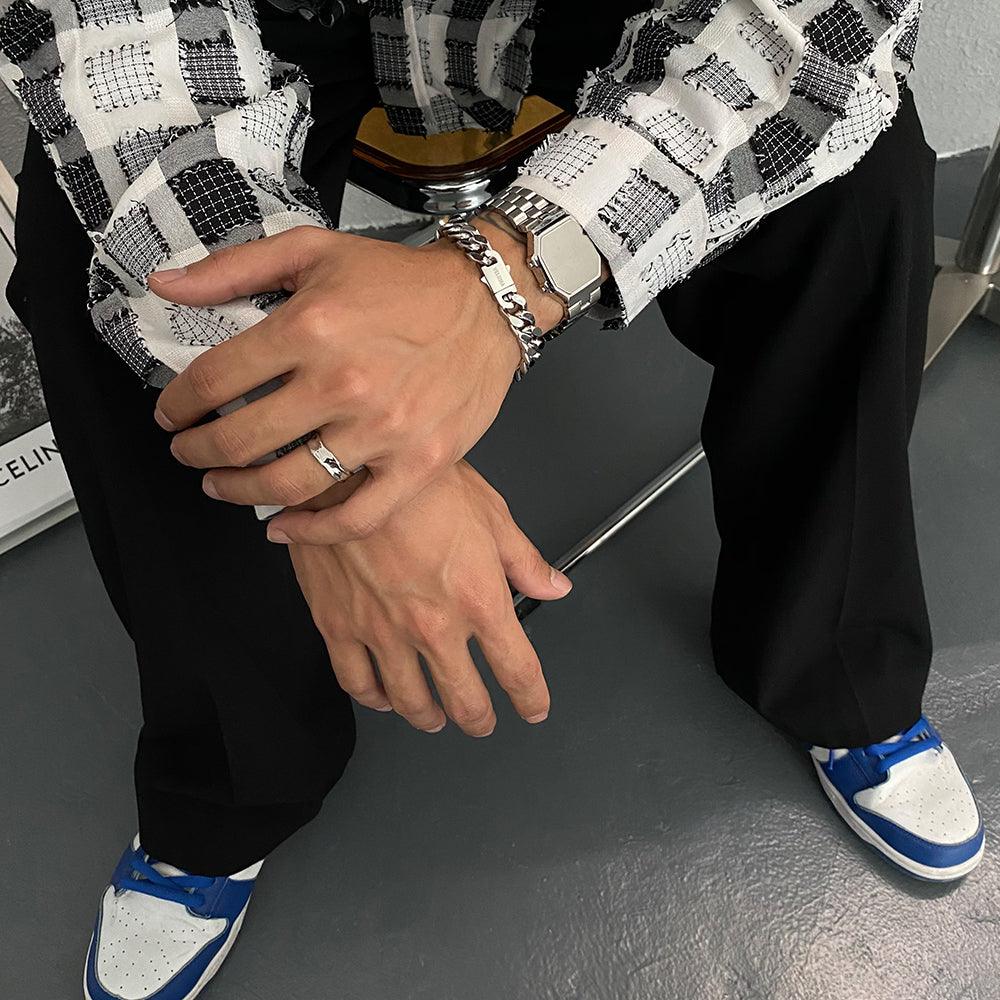 Cuban Bracelet Titanium Steel Accessories - Trendha