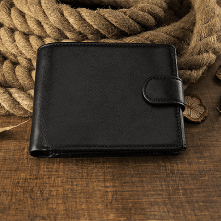 Customized Cowhide Wallet For Men's Short - Trendha