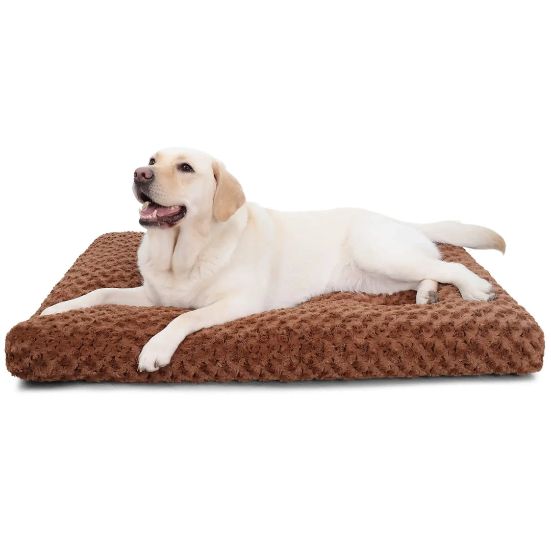 Washable Deluxe Plush Dog Bed