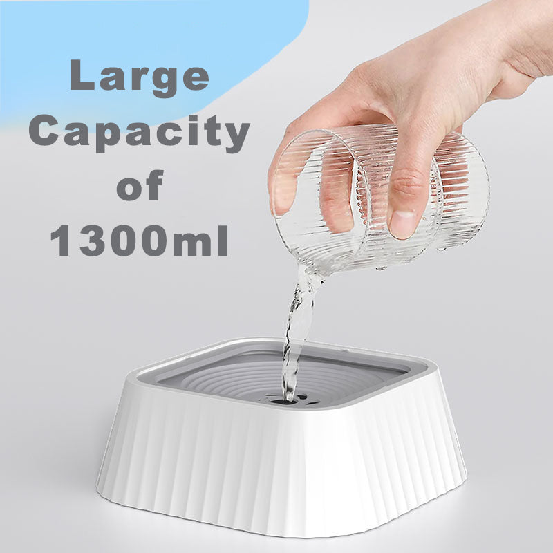 1.3L Non-Wetting Dog Water Bowl