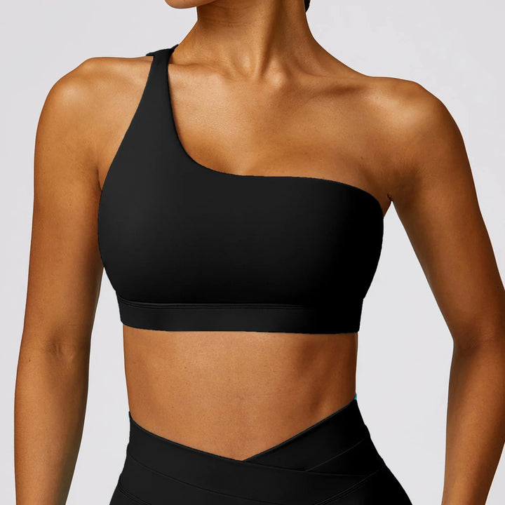 One Shoulder Sports Bra