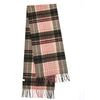 color: Green plaid scarf