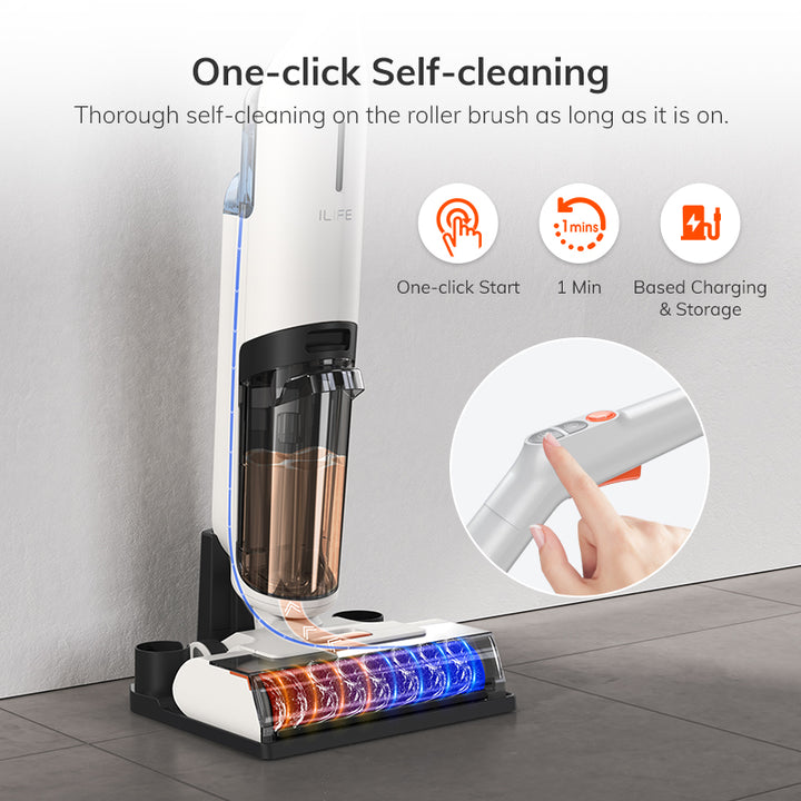 Cordless Wet Dry Cleaning Smart Washing Mop Robot