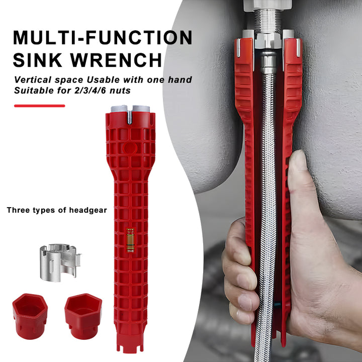 8-in-1 Multifunctional Plumbing Wrench Set