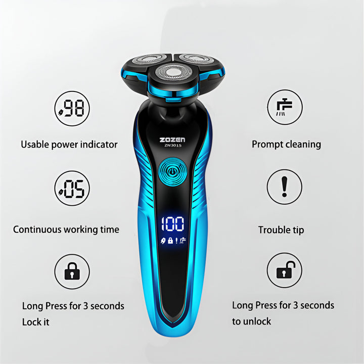 Rechargeable Electric Shaver & Body Hair Clipper