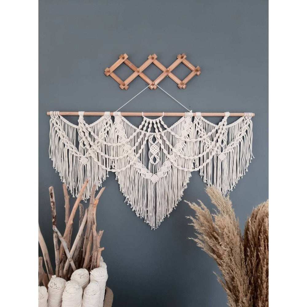 Large Bohemian Macrame Wall Hanging Tapestry for Home Decor