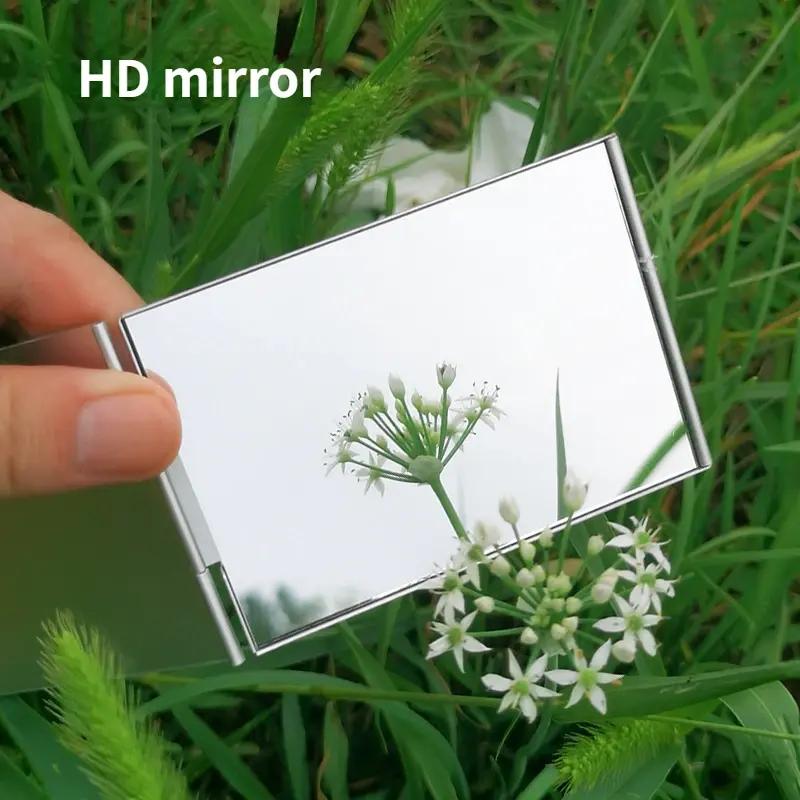 Aluminum Folding Pocket Mirror