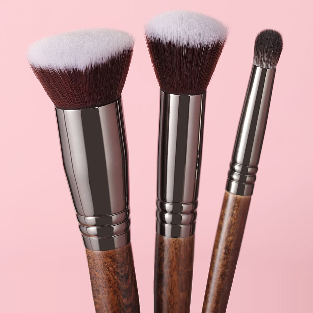 OVW 3-Piece Makeup Brushes Set