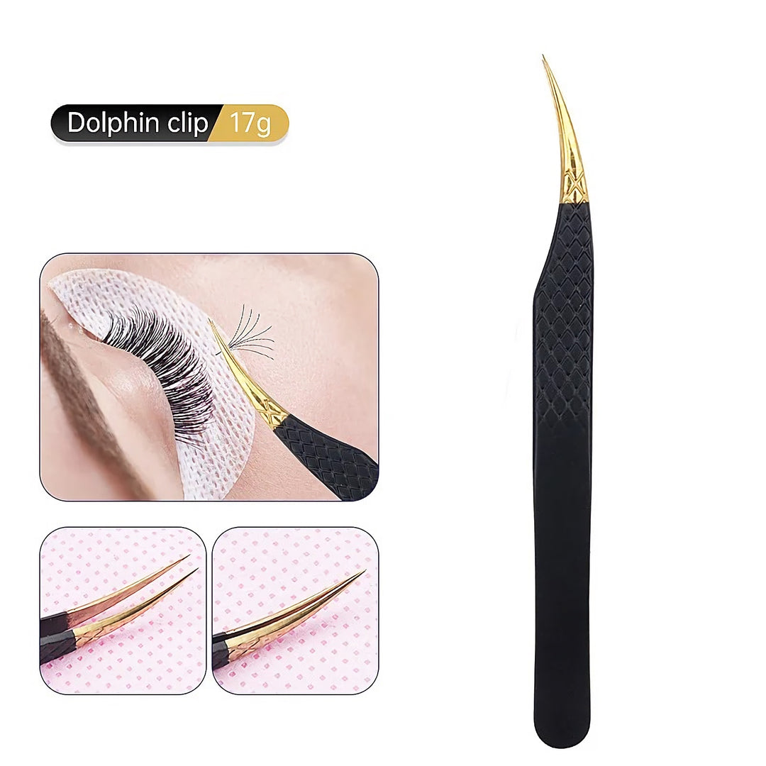 Stainless Steel Eyelash Tweezers