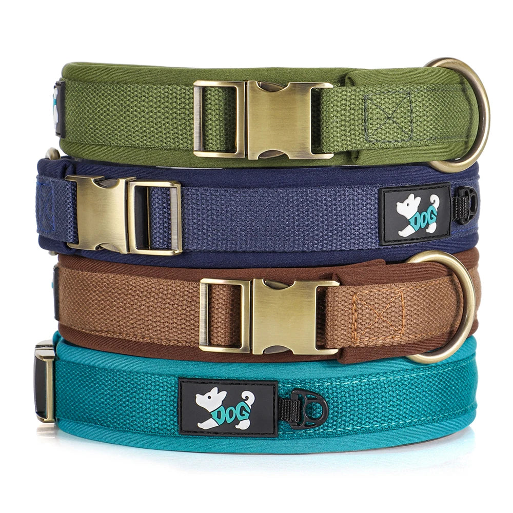 Soft Padded Adjustable Dog Collar for All Breeds