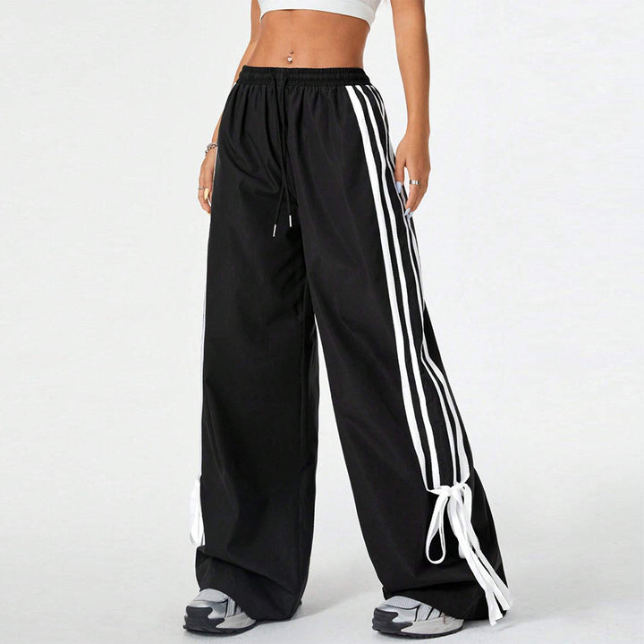 Women's Clothes Casual Pants Slimming High Waist Wide Legs Trousers