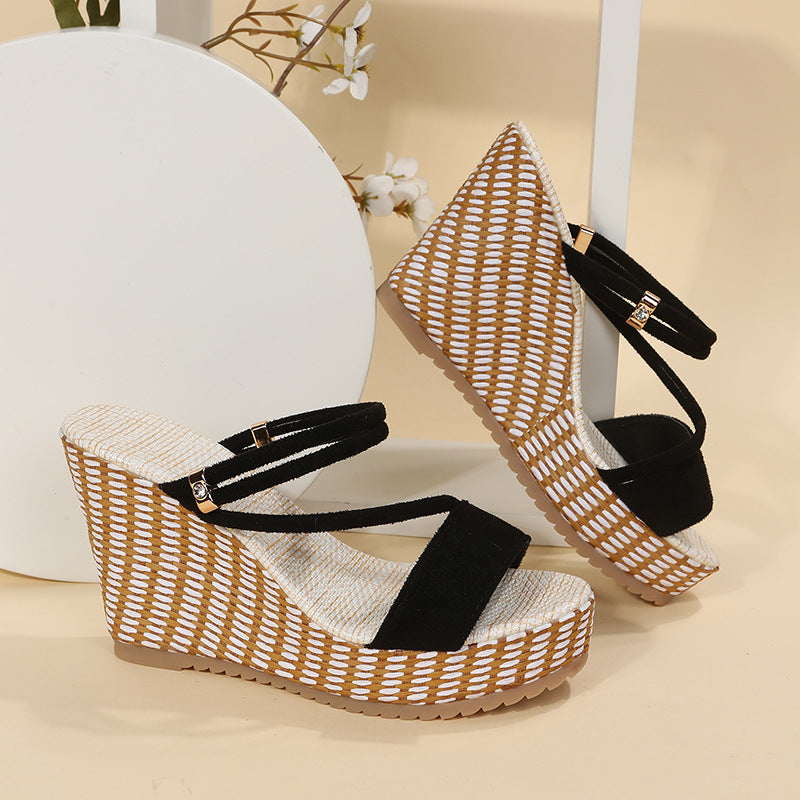 Elegant Summer Platform Wedge Sandals