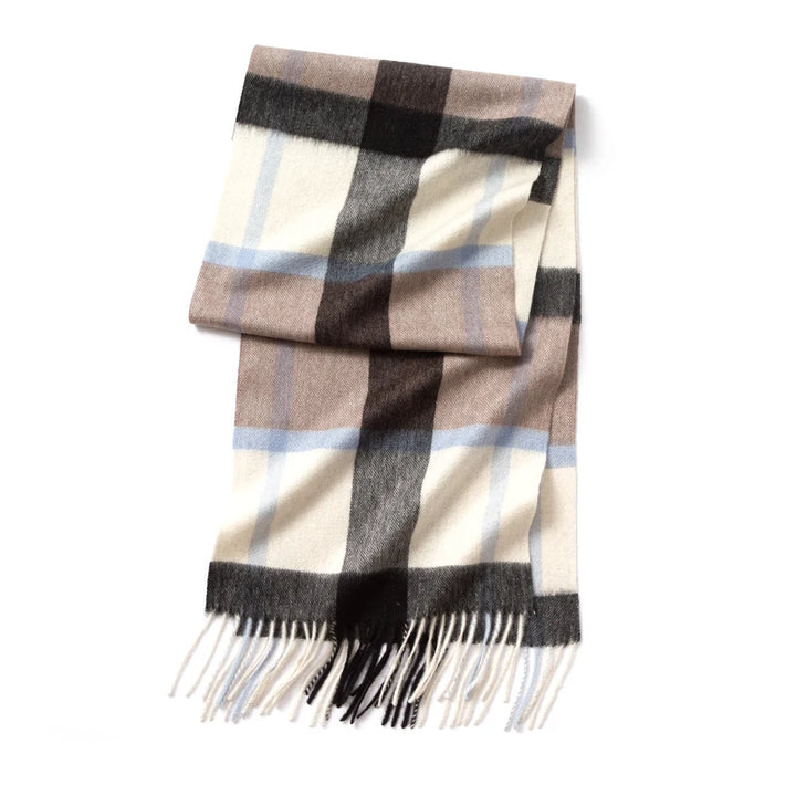 Luxury Cashmere Scarf with Tassels - Stylish Wrap and Shawl