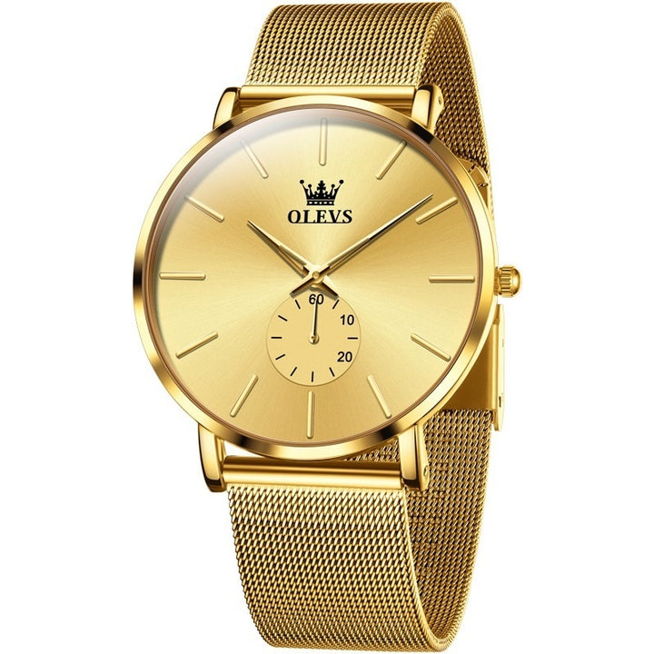 Fashion Siamese Buckle Thin Simple Quartz Watch