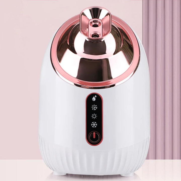 Hydrating Nano Mist Facial Steamer with Hot & Cold Spray for Deep Pore Cleansing & Moisturizing