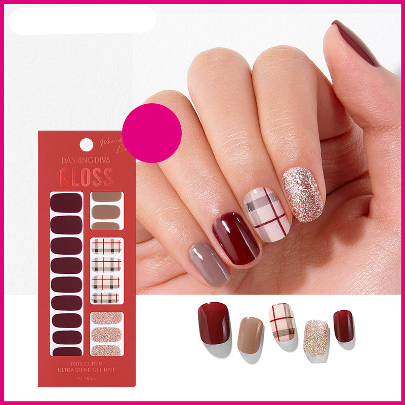 Nail Art Nail Sticker Patch Star Same Style No-Bake Wearing Nail Polish