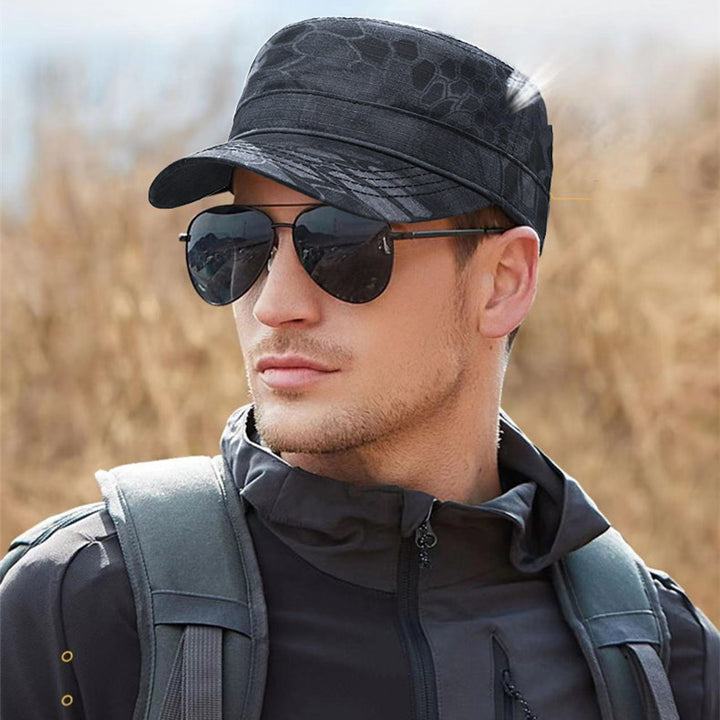 Flat Python Hat Thin For Men