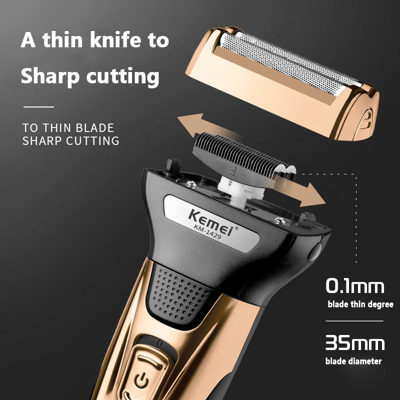 3-in-1 Electric Shaver and Hair Trimmer