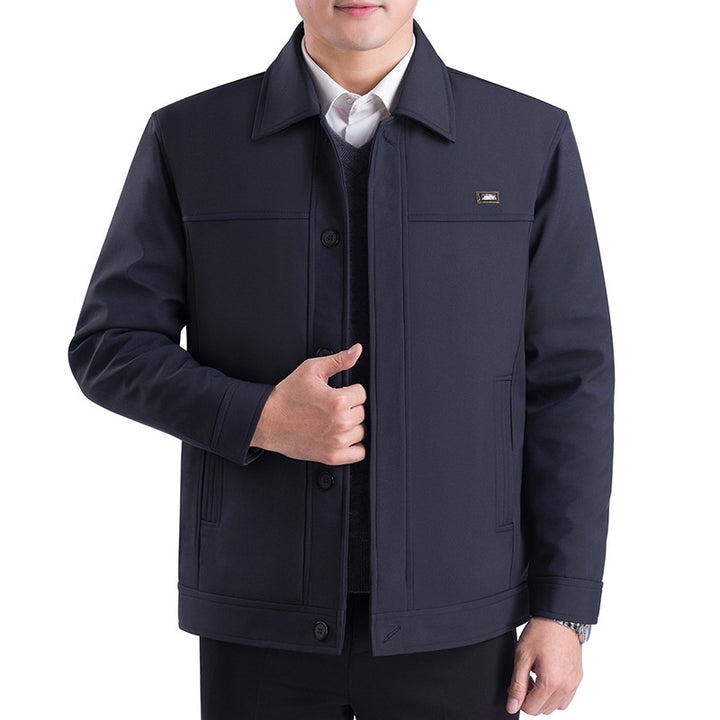 Middle-aged Men's Casual Jacket Autumn Outerwear Top