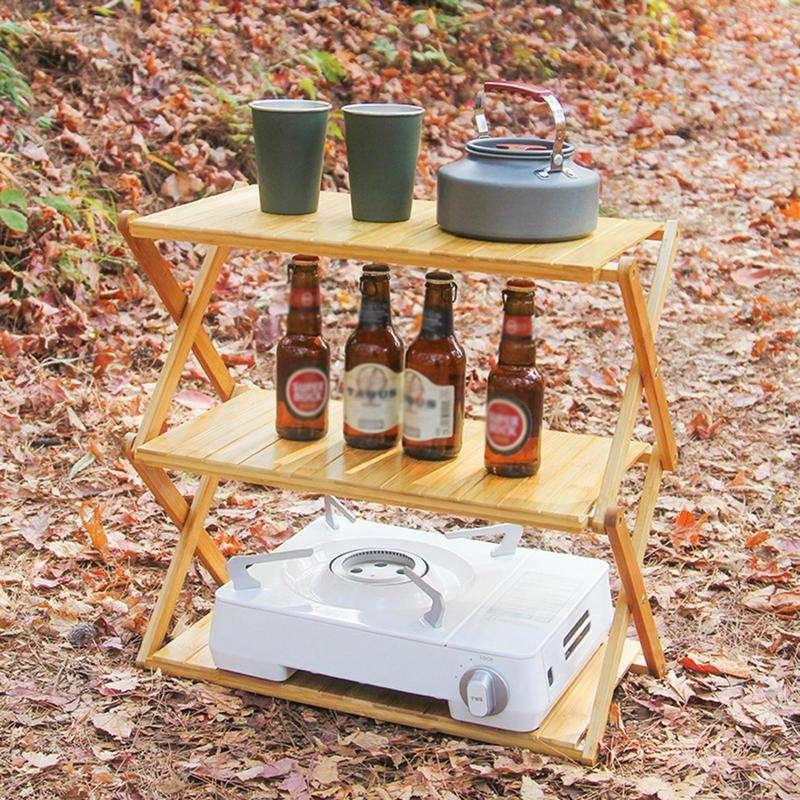 Outdoor Camping Shelf Rack