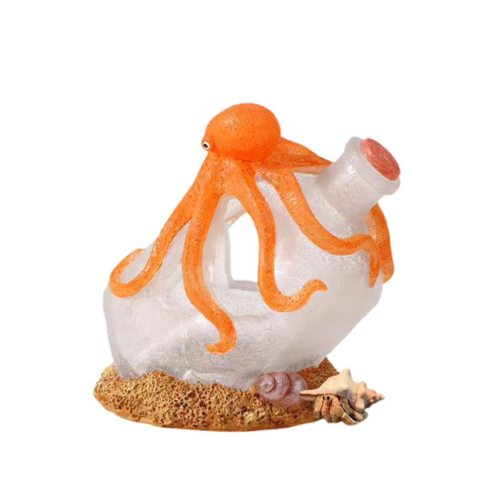 Aquarium Octopus Flowing Bottle Ornament