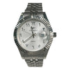 Color: White Shell Silver Surface