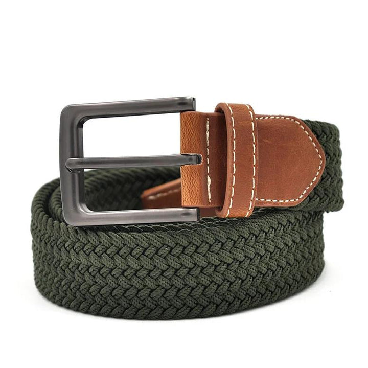 Men's Elastic Braided Stretch Belt