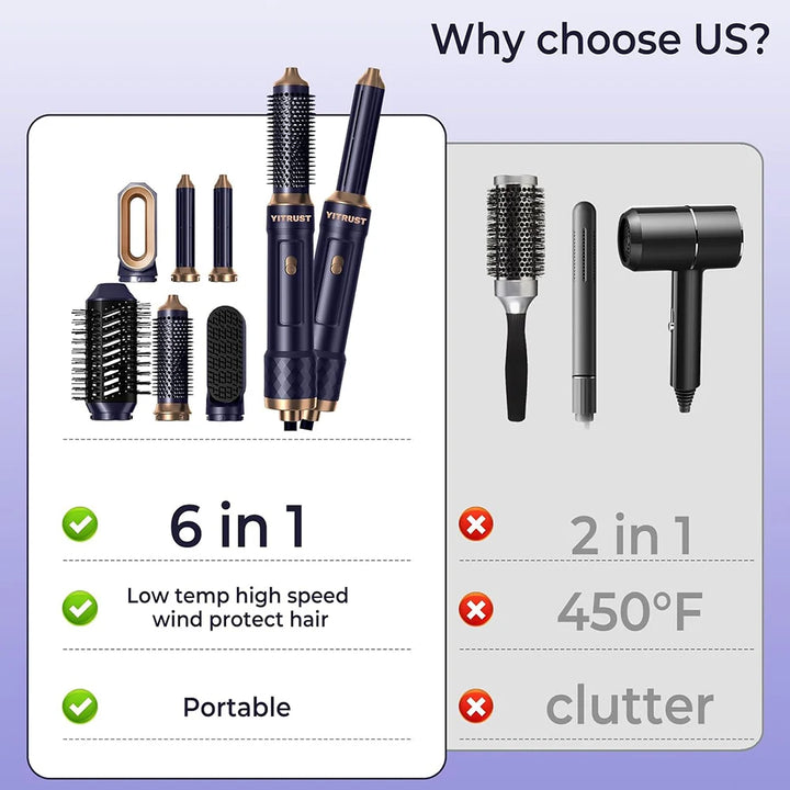 6-in-1 Hair Dryer Brush