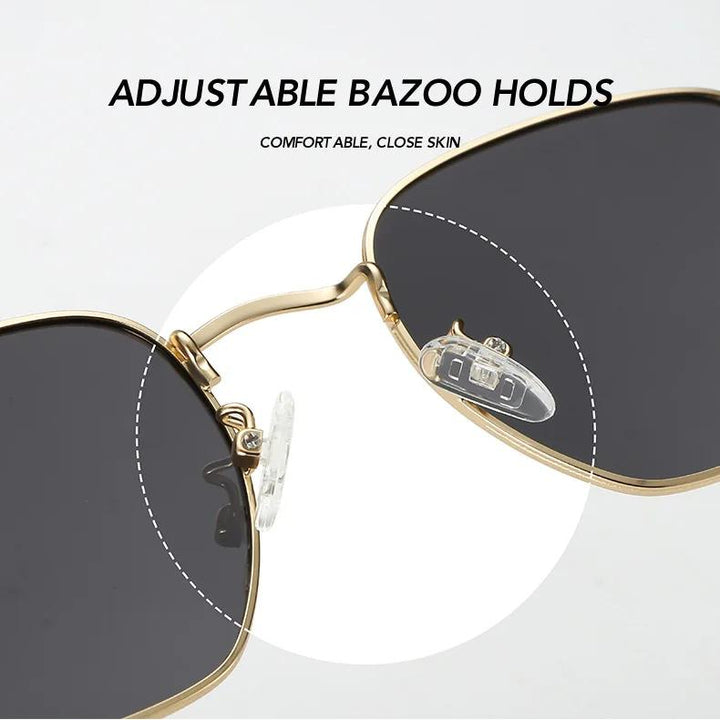 Hexagon Polarized Vintage Sunglasses for Men &amp; Women