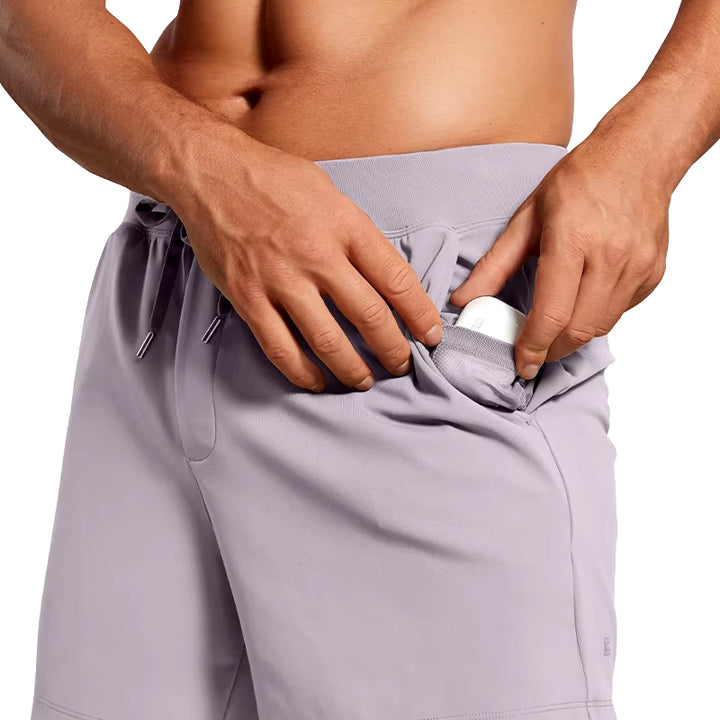 5" Four-Way Stretch Workout Shorts