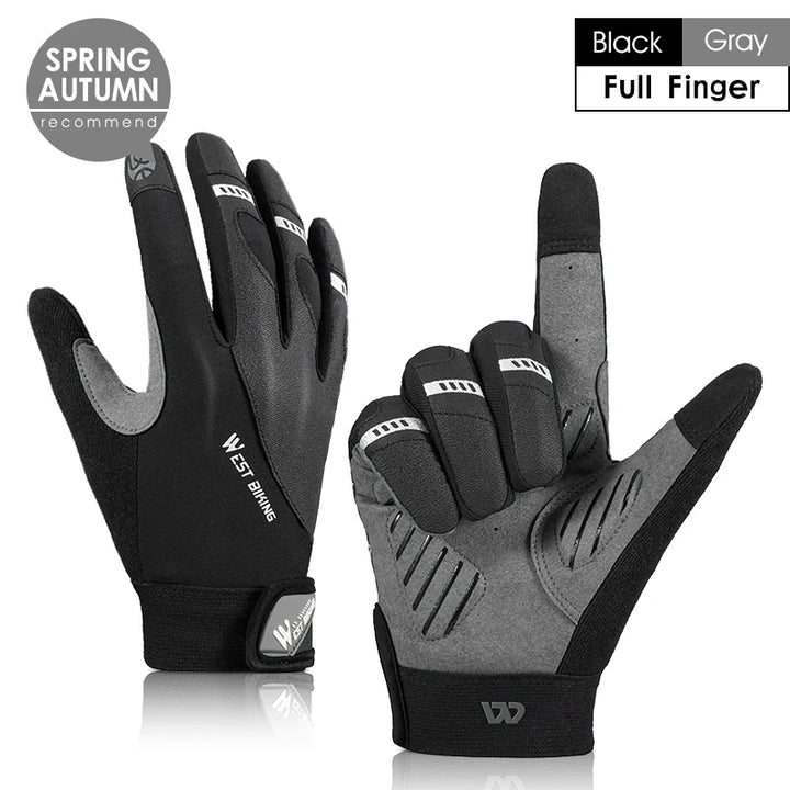 Full Finger Cycling Gloves for Men and Women