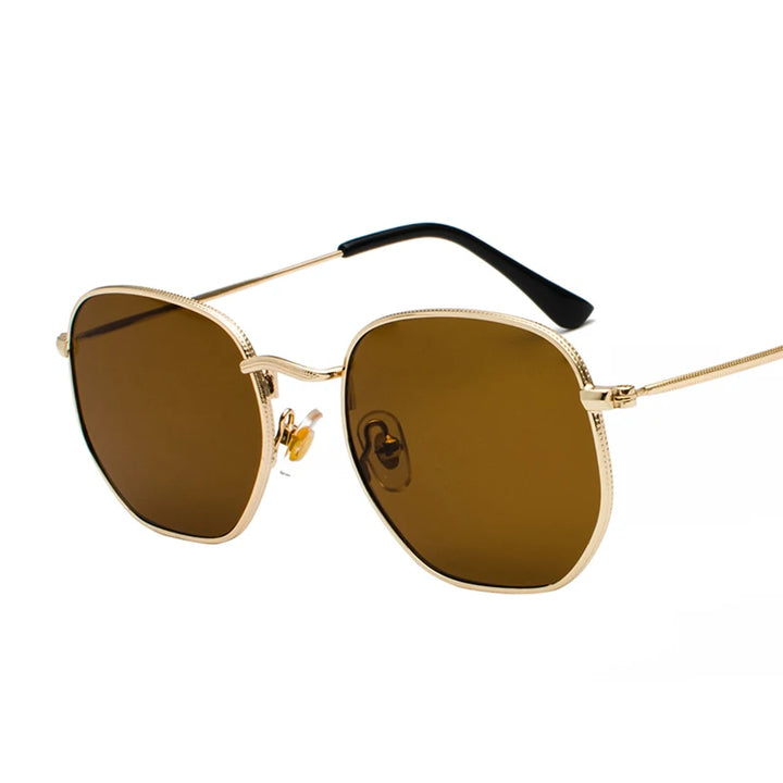 Hexagon Polarized Vintage Sunglasses for Men &amp; Women